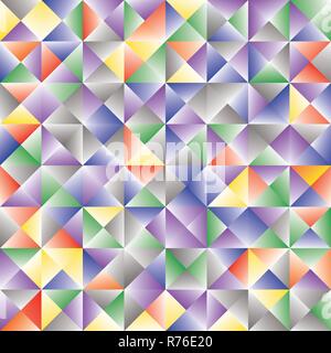 abstract background consisting of triangles Stock Vector