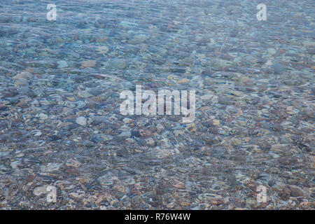 A sea transparent and clear water Stock Photo