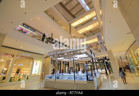 People visit Pavilion Elite shopping mall in Bukit Bintang Kuala