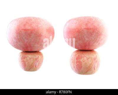 3d rendered illustration of a healthy and an enlarged prostate. Stock Photo