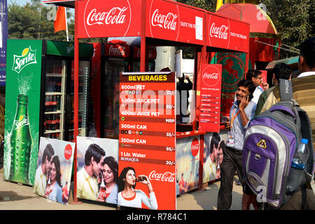 Coca Cola Stall Stock Photo