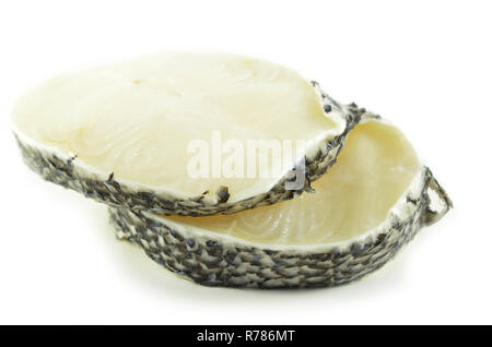 Pieces of raw cod fish fillets Stock Photo