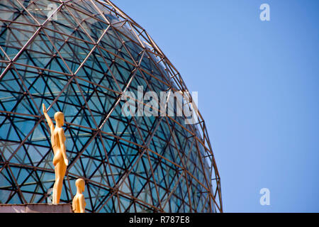 Rooftop sphere detail Stock Photo