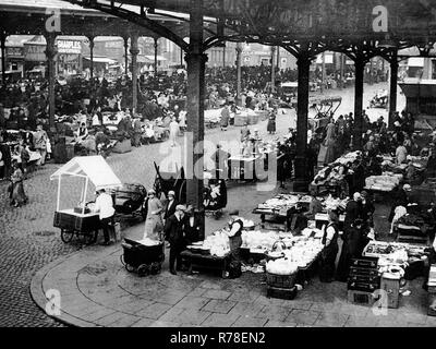 Market Place, Preston Stock Photo