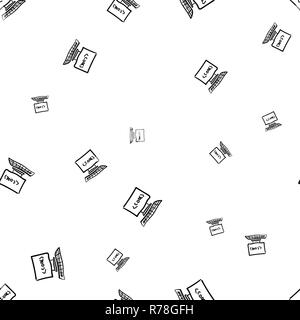 Seamless pattern for concept design. Code icon. Stock Vector