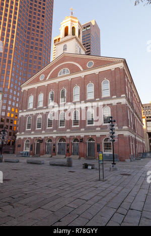 Faneuil Hall, Boston ,Massachusetts, United States of America. Stock Photo