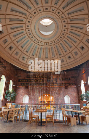 Central domed food hall at Quincy Market, Boston, Massachusetts, United States of America.