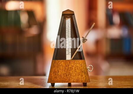 Old Classic Metronome Stock Photo