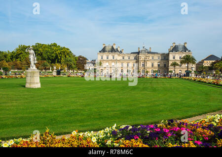 Luxembourg Palace and Gardens, Paris, France Stock Photo