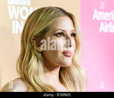 Ellie Goulding (Elena Jane Goulding) wearing dress by Magda Butrym attends Billboard's 13th Annual Women in Music gala at Pier 36 (Photo by Lev Radin/Pacific Press) Stock Photo