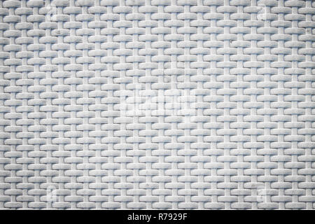 White wicker pattern background texture Stock Photo