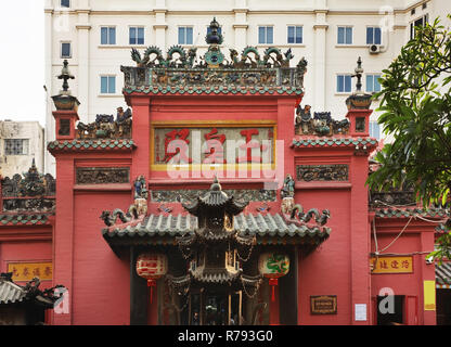 Jade Emperor Pagoda - Chua Ngoc Hoang in Ho Chi Minh. Vietnam Stock Photo