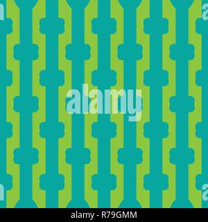 Seamless abstract green vertical lines art pattern Stock Vector