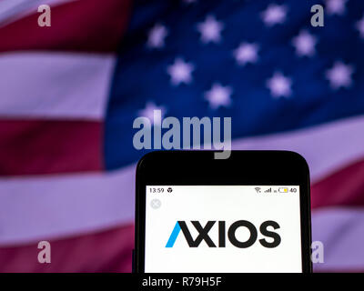 Axios Website logo seen displayed on smart phone Stock Photo - Alamy