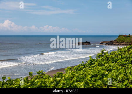 View of Balian Beach (Pantai Balian) from up top, Tabanan, Bali, Indonesia. Stock Photo