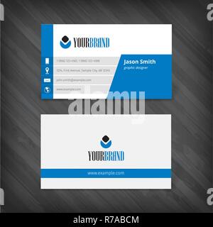 Vector abstract creative business cards Stock Vector
