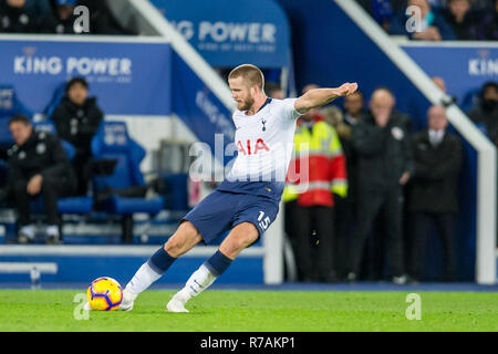 Leicester, UK. 8th Dec 2018. Eric Dier of Tottenham Hotspur during the Premier League match between Leicester City and Tottenham Hotspur at the King Power Stadium, Leicester, England on 8 December 2018. Photo by Matthew Buchan.  Editorial use only, license required for commercial use. No use in betting, games or a single club/league/player publications. Credit: UK Sports Pics Ltd/Alamy Live News Stock Photo