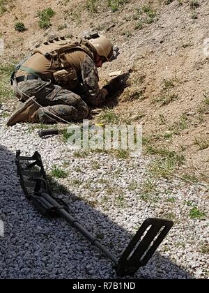 On April 12, 2017, Explosive Ordnance Disposal (EOD) technicians ...