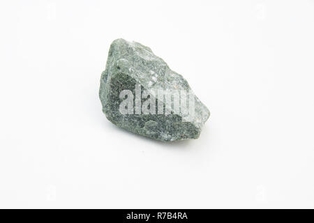 chlorite mineral isolated over white Stock Photo