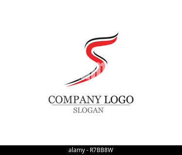 S logo and symbols template vector icons Stock Photo