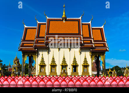 Suwannaram Temple, Wat Plai Laem, Koh Samui, Thailand Stock Photo