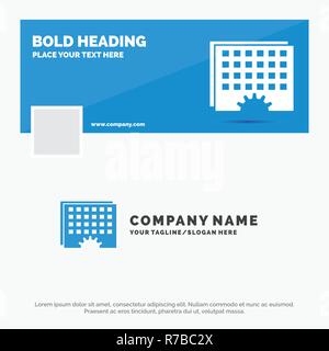 Task Scheduling Template Web Banner With Copy Space Stock Vector