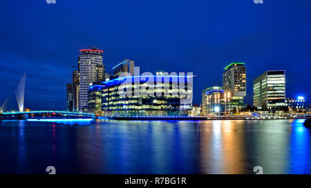 Salford Quays, Manchester, England, United Kingdom Stock Photo