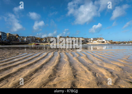 Ripples in the sand Stock Photo