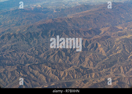 aerial view of California San Andreas