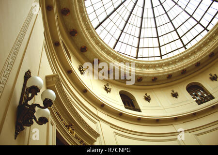 Rio de Janeiro, Brazil, October 12, 2018: Internal view of the building of the CCBB - Centro Cultural Banco do Brasil, in downtown Rio. The building o Stock Photo