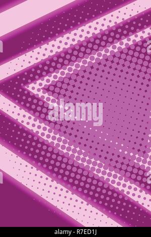cyberpunk background, pink neon triangles, 80s style. Pop art retro vector illustration Stock Vector