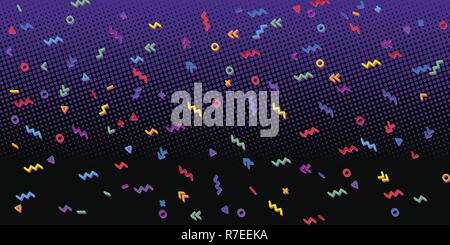 80s background. Dark purple. Pop art retro vector illustration kitsch vintage Stock Vector