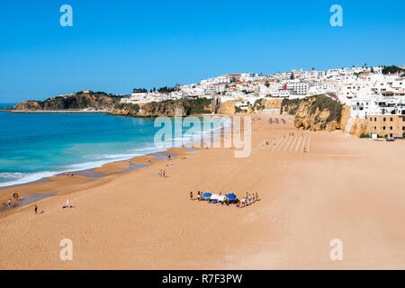 Fishermans Beach Albufeira Algarve Portugal Europe Stock Photo - Alamy