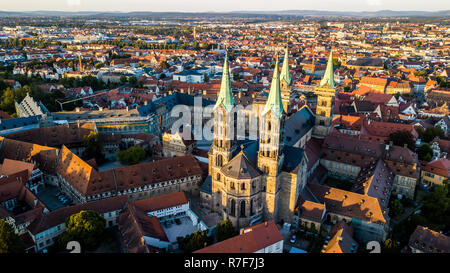 Bamberger Dom or Bamberg Cathedral, Altstadt or Old Town, Bamberg, Germany Stock Photo