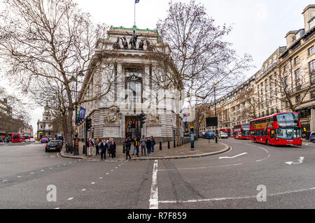 The High Commission of Australia, the longest established diplomatic mission in London. UK Stock Photo