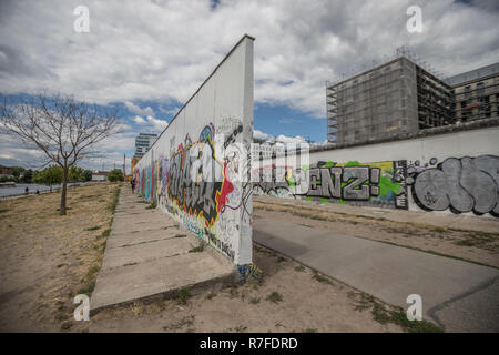 The Berlin wall Stock Photo