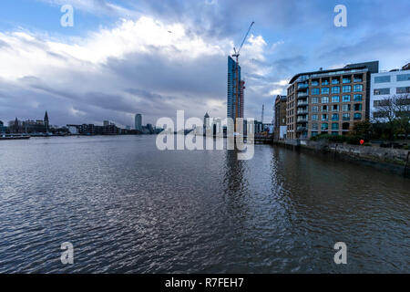 Tower West apartment building on the Chelsea Waterfront. London. UK Stock Photo