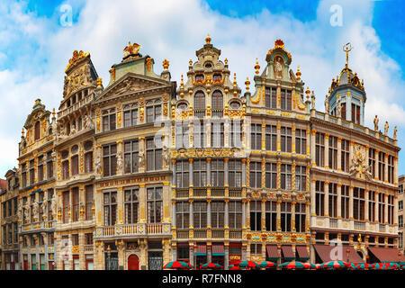 Grand Place Square in Brussels, Belgium Stock Photo