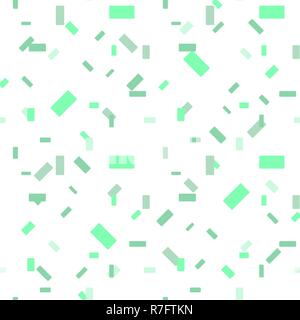Light Green vector seamless texture in rectangular style. gradient illustration with rectangles. background with many falling tiny confetti pieces. Fo Stock Vector