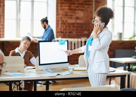 Analyzing information Stock Photo