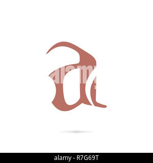 Letter A logo icon design template elements Stock Photo