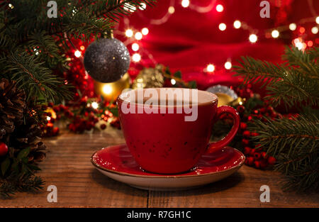 Christmas background, New Year concept, New Year decorative elements Stock Photo