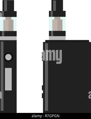 Vape Pen. Vaping box. E-cigarette for vaping. Electronic Cigarette.  Isolated vector illustration on white background Stock Vector Image & Art -  Alamy