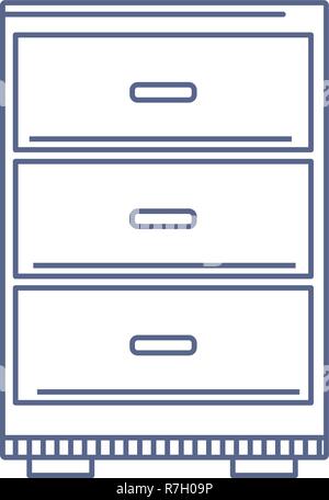 filling cabinet icon Stock Vector