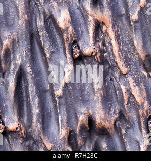seamless polished wavy bronze texture. background, concept Stock Photo