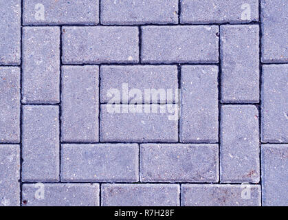 decorative paving tile on the sidewalk. background, texture, pattern. Stock Photo
