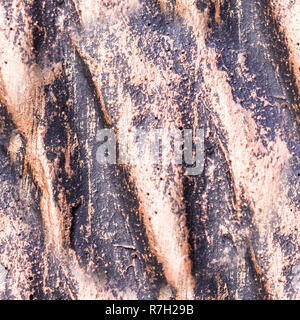 seamless polished wavy bronze texture. background, concept Stock Photo