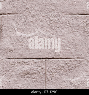 seamless painted tiled wall, building exterior. background, texture Stock Photo