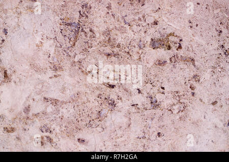 pink marble texture interspersed with quartz. background, geological. Stock Photo