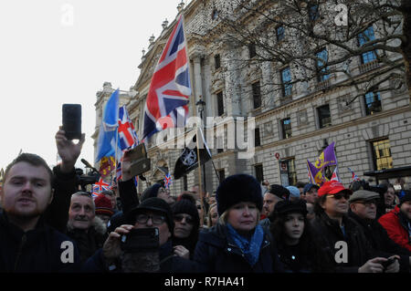 Thousands turn up for Brexit Means Exit Protest Whitehall London UK Thousands turn up for Brexit Means Exit Protest Whitehall London UK